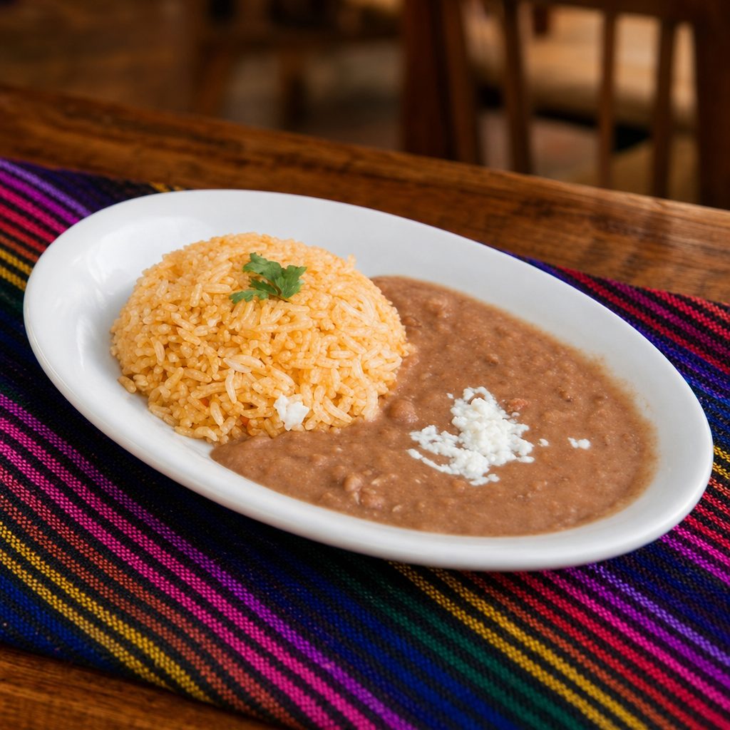 Rice and Beans.
