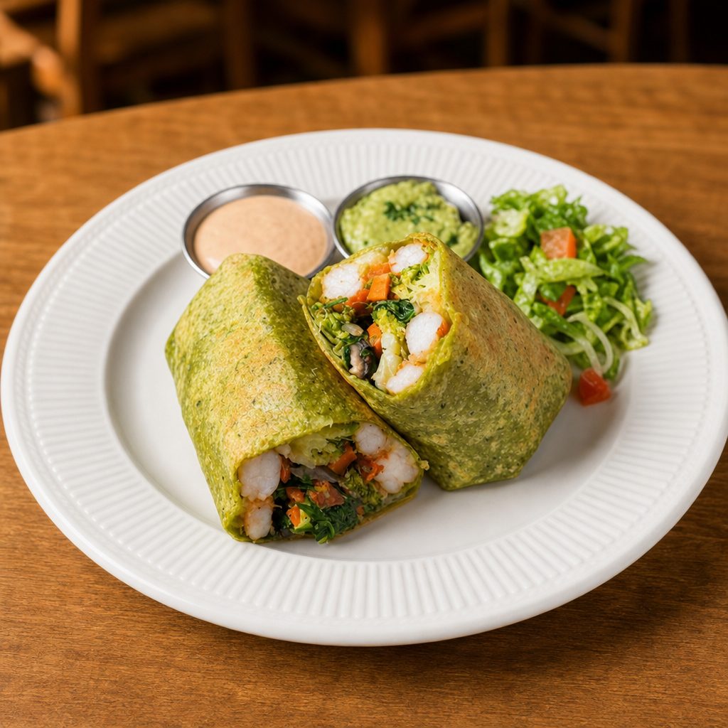Vegan Pastor Burrito.