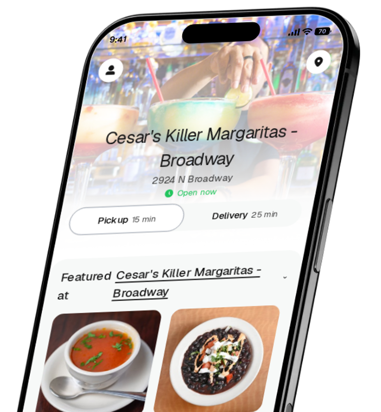 Cesar's Killer Margaritas - Broadway app preview