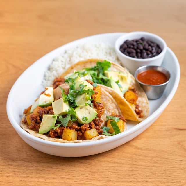 SoyRizo Y Papas Tacos.